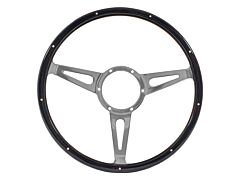 Mountney 15" Riveted Dark Wood Steering Wheel
