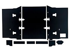 REAR BODY CARPET SET - FORWARD FACING SEATS (CUT AWAY ARCHES) - DEF 90
