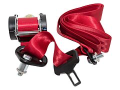Defender Seat Belt - Red - Station Wagon Rear EVL501580