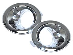 Fog Light Surround Set Chrome -  Freelander 2