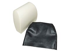 Defender Headrest Retrim Kit - Grey Vinyl 