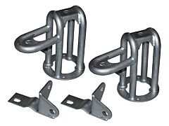 TWIN SHOCK MOUNT - FRONT PAIR - DEF - D1 - RRC