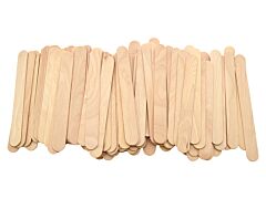 100 X WOODEN MIXING SPATULAS