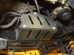 DEFENDER TDCI FUEL COOLER GUARD ELECTRO PLATED