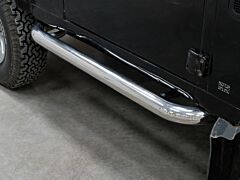 Defender 90 Side Protector Tube Set - Stainless
