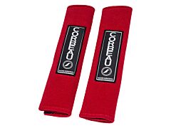 SEATBELT/HARNESS PADS RED