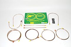 DA7418 Brake Pipe Kit - Defender 90 RHD With Front Brake Valve No ABS LA930456 To WA159806