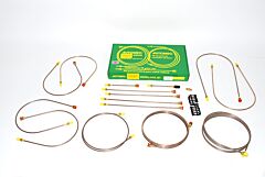 DA7436 Brake Pipe Kit - Range Rover Classic LHD ABS 1983 On With Front Valve & Bypass Pipe