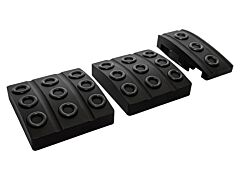 Optimill - Defender TD5/TDCI Pedal Covers - Black