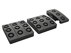 Optimill - Defender TD5/TDCI Pedal Covers - Grey