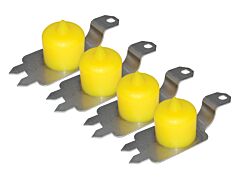 BUMP STOP KIT - STANDARD - YELLOW - D2