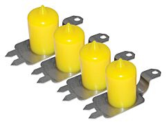 BUMP STOP KIT - EXTENDED - YELLOW - D2
