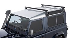 Rhino-Rack - Heavy Duty RL210 Black 2 Bar Roof Rack - Land Rover Defender 110 / 130 + More