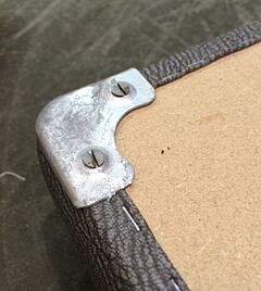Exmoor Trim - Galvanised Corner Caps for Seat Base