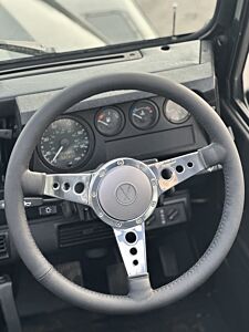 Moto-Lita - Mk4 Black Leather Steering Wheel