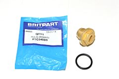 PLUG - INC O RING (BRASS)