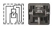 Relay - 6.3mm / 9.5mm Terminal Standard 5 Pin Relay