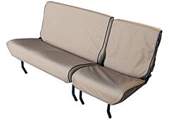 Exmoor Trim - Canvas Seat Covers - Defender 60/40 Split Bench Seat (4 Piece) - Pre 2007 - Sand