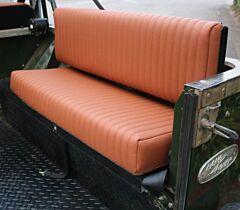 Exmoor Trim - 2 Man Bench Seat (BPC - inc brackets & fixings) Classic Flute Oxford Tan