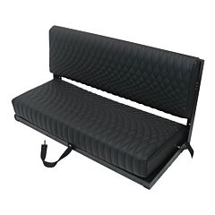 Exmoor Trim - 2 Man Bench Seat (BPC - inc brackets & fixings) Black Vinyl Vault 