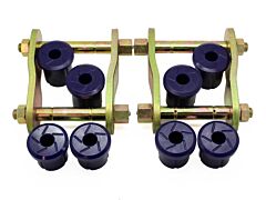 SuperPro - Toyota Land Cruiser 2007 - 0 Greaseable Shackle & bush kit - rear of spring only (2007-2025) (KIT0193RSK-SPR)