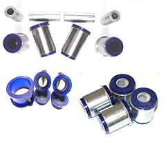 SuperPro - Nissan Navara Control Arm Upper, Lower & Steering Rack Bush Kit (2005-2006) (KIT0203K-SPR)