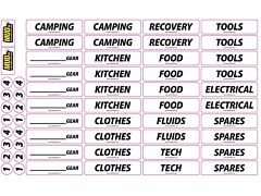 Mud - Wolf Box Label Set