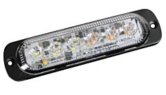 Guardian High Intensity 6 LED Warning Light - Red / Amber
