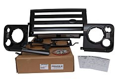 Britpart - Defender Black Grille & Headlight Surround Set - 2007 - 2016