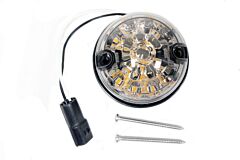 73MM FRONT INDICATOR LED SMOKED - DEFEND