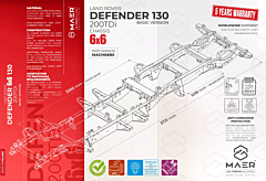 LR Defender 130 6x6 200TDi Chassis BASIC