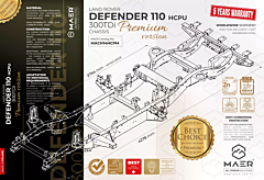 LR Defender 110 300TDi High Capacity Pick Up Chassis PREMIUM