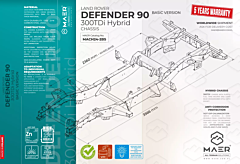 LR Defender 90 300TDi HYBRID Chassis BASIC