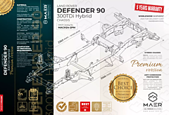 LR Defender 90 300TDi HYBRID Chassis PREMIUM