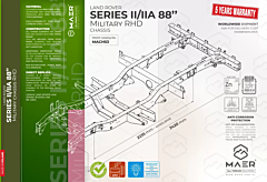 LR Series II/IIa 88 Military Chassis RHD
