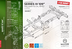 LR Series 109 III Military 6 cyl Chassis RHD