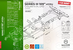 LR Series 109 III Civilian 4 cyl Hard Top/Pick Up Chassis LHD