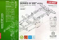 LR Series  109 III Civilian 6 cyl Hard Top/Pick Up Chassis RHD