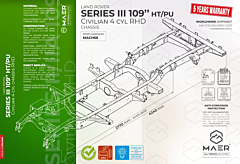 LR Series 109 III Civilian 4 cyl Hard Top/Pick Up Chassis RHD
