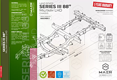 LR Series III 88 Military Chassis LHD