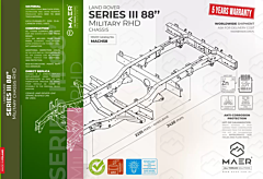 LR Series III 88 Military Chassis RHD