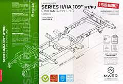 LR Series 109 II/IIA Civilian 4 cyl Hard Top/Pick Up Chassis LHD