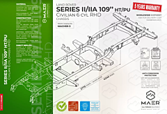 LR Series 109 II/IIA Civilian 6 cyl Hard Top/Pick Up Chassis RHD