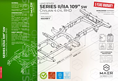 LR Series 109 II/IIA Civilian 4 cyl SW Chassis RHD
