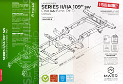 LR Series 109 II/IIA Civilian 6 cyl SW Chassis RHD