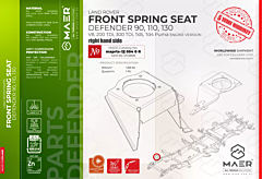 Defender 90, 110, 130 RH Front Coil Spring Seat
