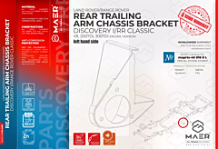 Discovery I, RR CLASSIC LH Rear Trailing Arm Chassis Bracket