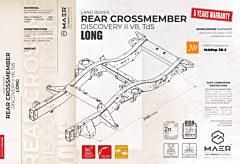 LR Discovery II V8, Td5 Rear Crossmember Long