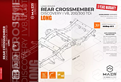 LR Discovery I / RRC Rear Crossmember Long