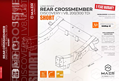 LR Discovery I / RRC Rear Crossmember Short